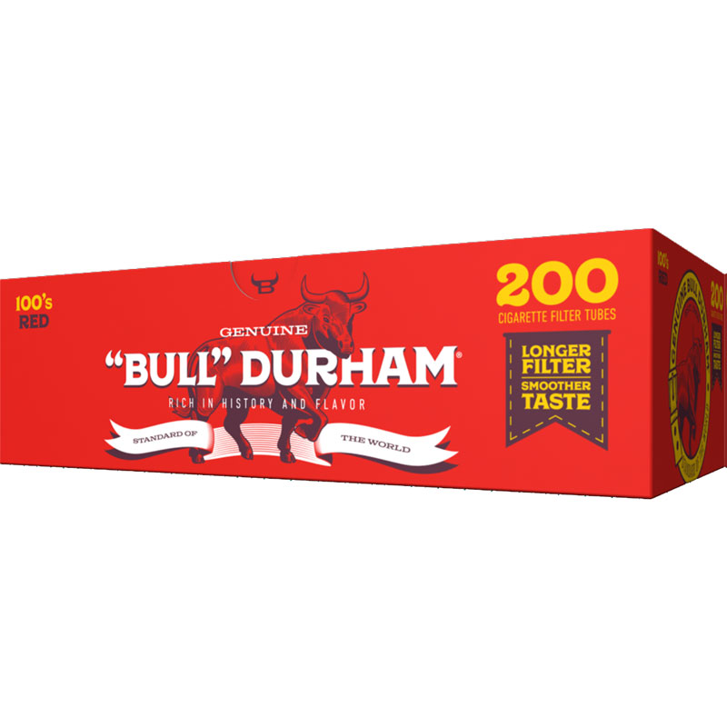 Bull Durham Tubes 200 ct - Regular - 100mm