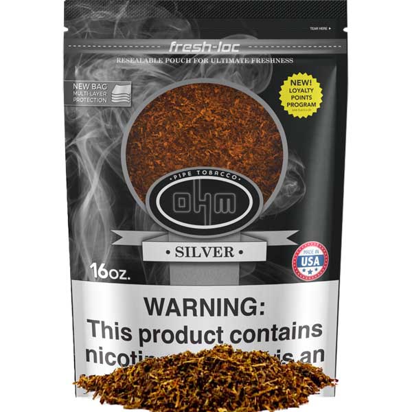 OHM Pipe Tobacco 1 lb (16oz) Natural & More Smoker's Outlet Online